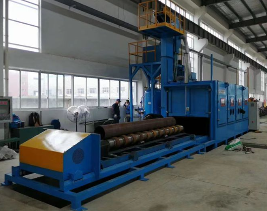 文昌喷砂机在管道除锈中的现场施工应用